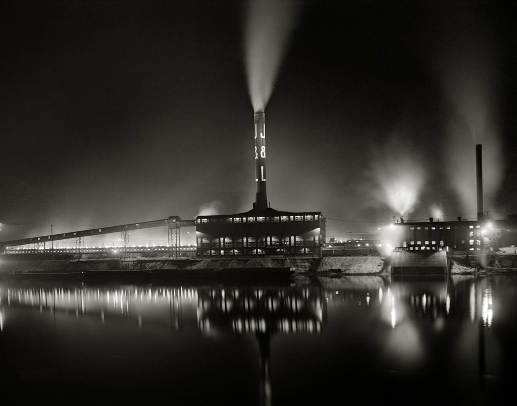 Empresa siderúrgica de Laughlin. Hornos de coque. Aliquippa, Pennsylvania. EEUU. 1941