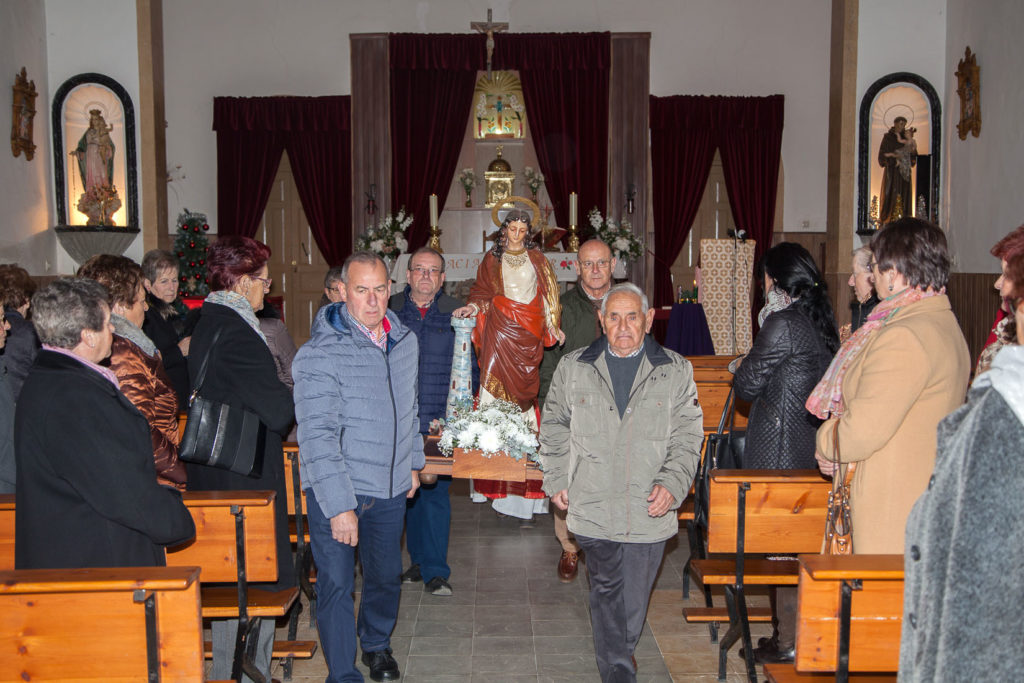 Procesión de Santa Bárbara. Cocañin. San Martín del Rey del Aurelio. Asturias 2017