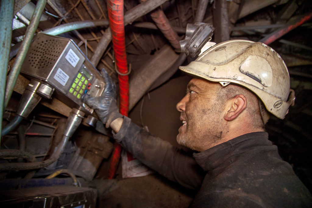 Minero de interior en el Pozo Nicolasa. Mieres. Asturias 2020