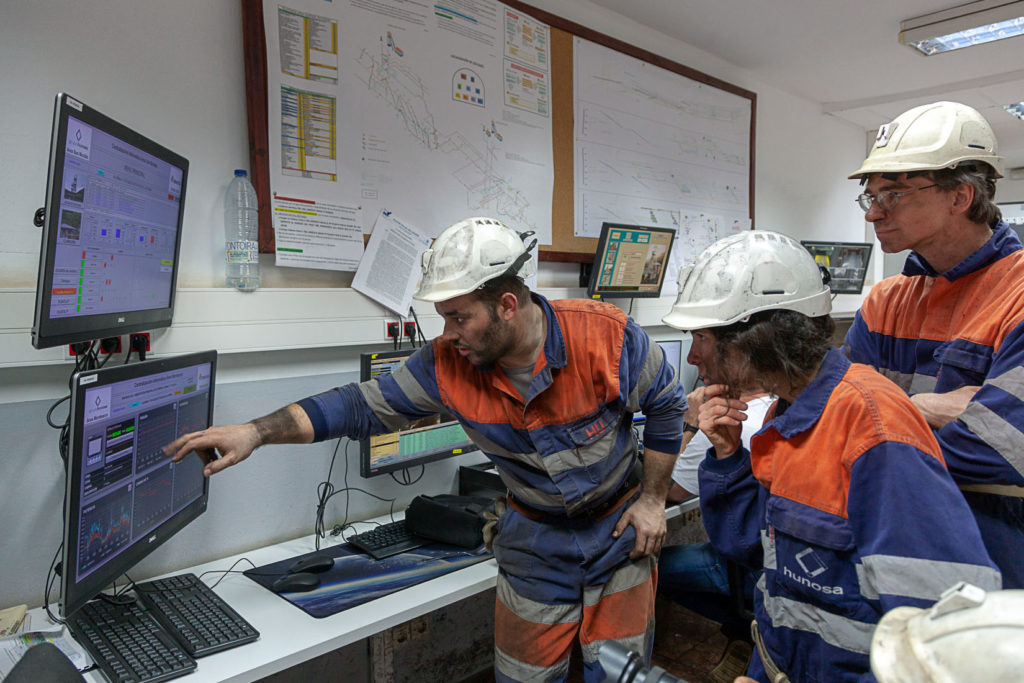 Sala de control del Pozo Nicolasa. Mieres. Asturias 2020