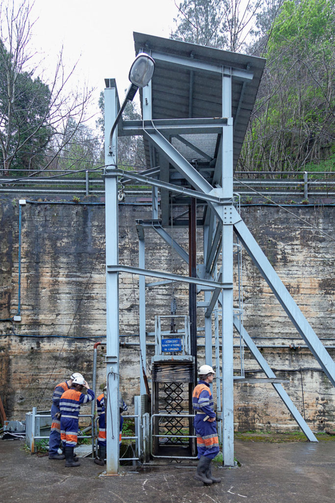 Pozo auxiliar en el Pozo Nicolasa. Mieres. Asturias 2020