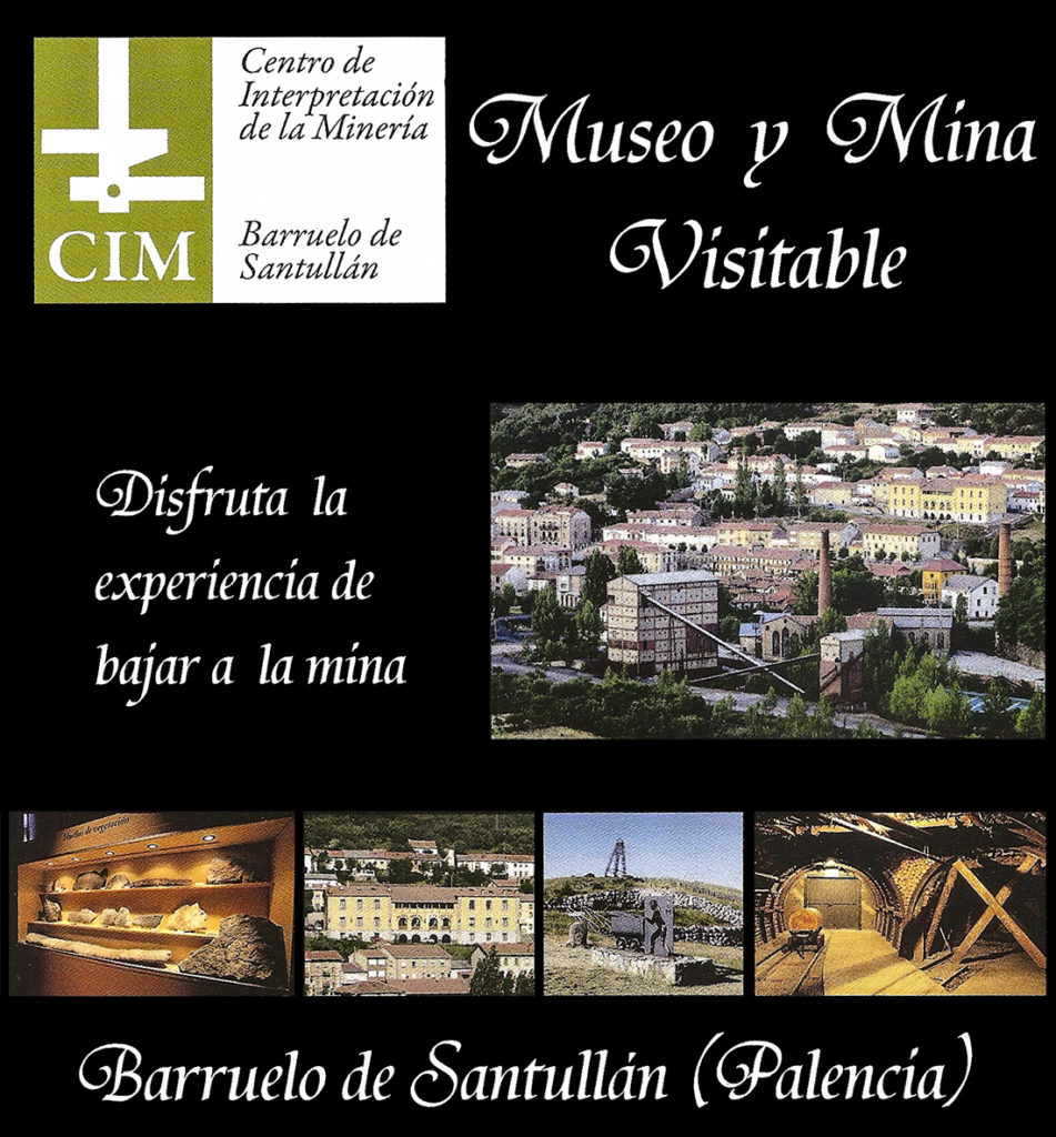 Folleto del Centro de Interpretación de la Minería de Barruelo de Santullán, Palencia 2018