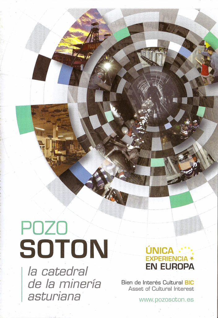 Folleto publicitario del Pozo Sotón. SMRA. Asturias. 2017