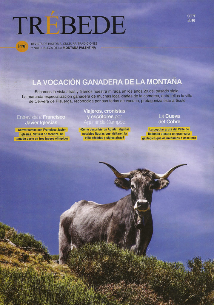 Revista Trébede. Revista de historia, cultura tradiciones y naturaleza de la Montaña Palentina. Nº 8. Septiembre de 2016