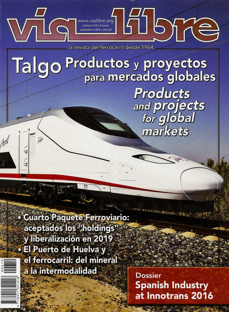 Revista Vía Libre. Nº 610. Septiembre de 2016