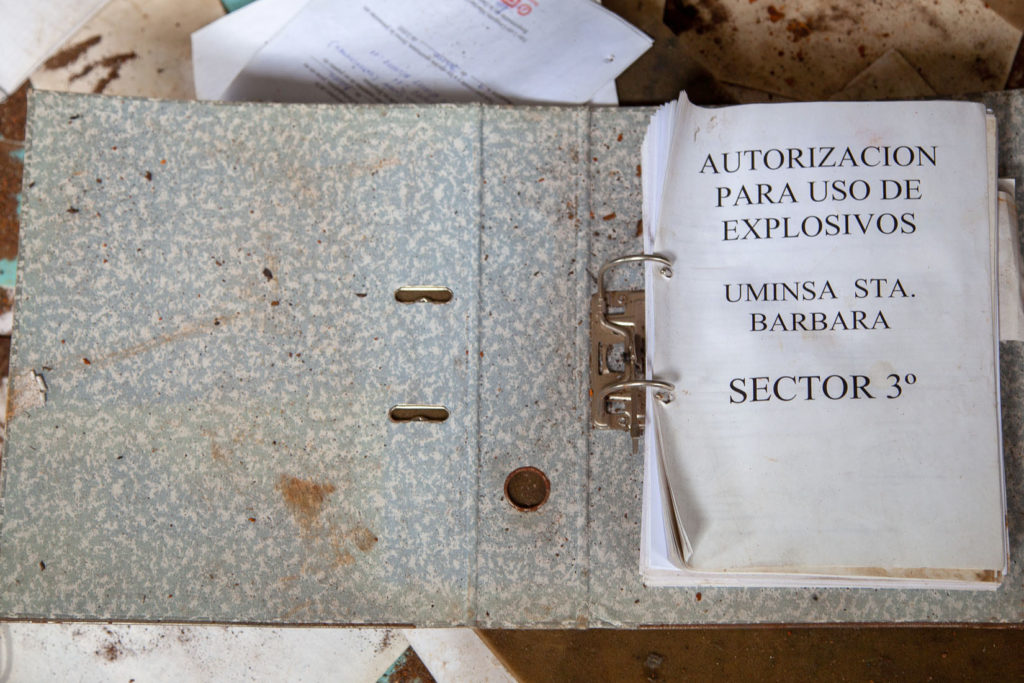 Autorización para el uso de explosivos de las intalaciones abandonadas de Antracitras de Brañuelas. Torre del Bierzo. León 2019