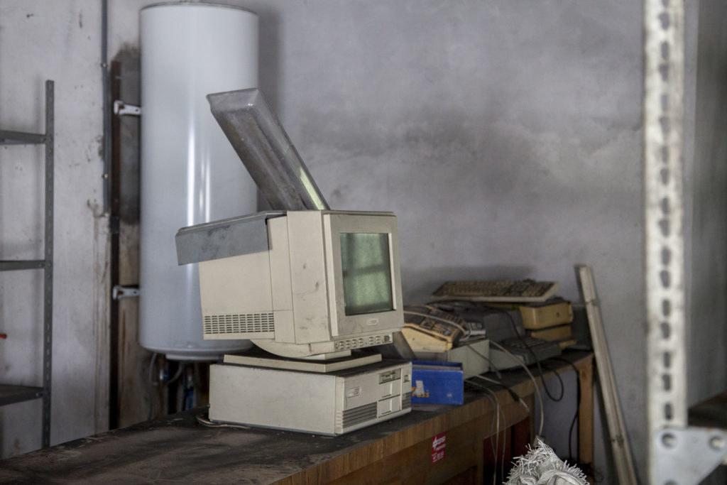 Instalaciones cerradas del Lavadero Salgueiro. Grupo Salgeiro, de UMINSA. Torre del Bierzo. León 2019