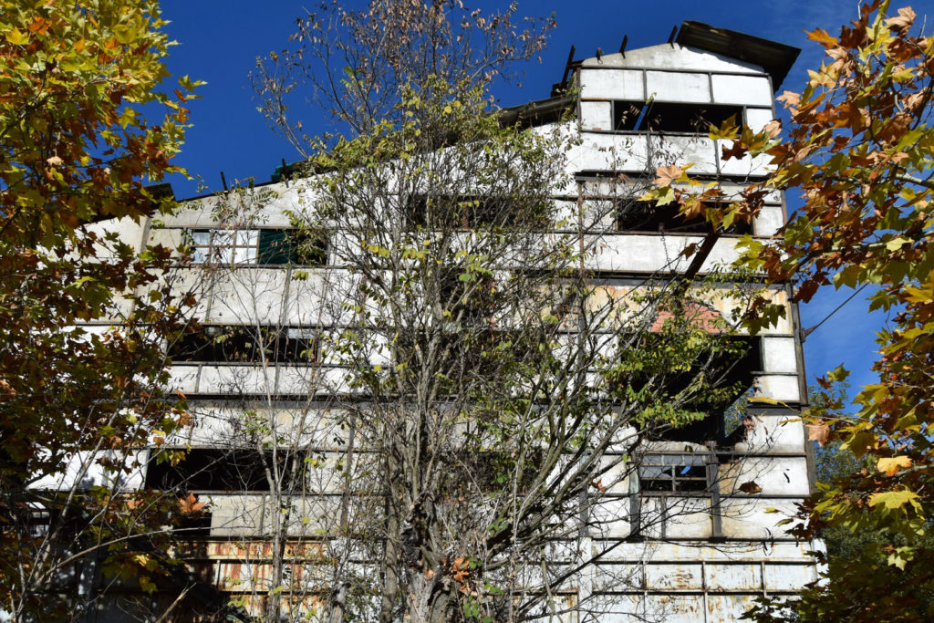 Lavadero de las instalaciones abandonadas de la Mina de Negrín. Fabero. León 2018