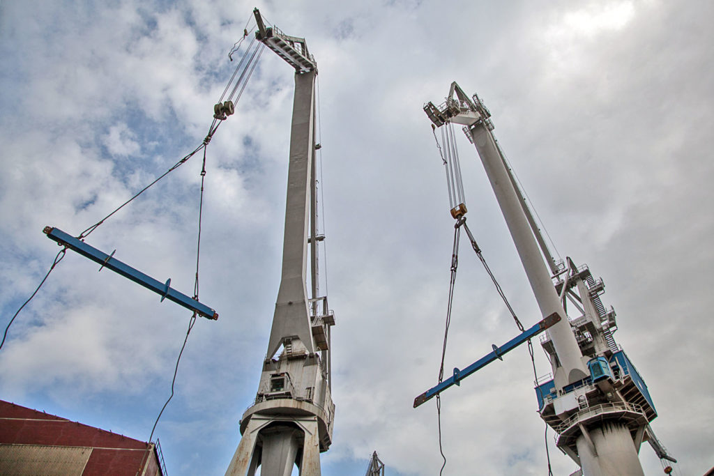 Factoría industrial de Construcciones Navales del Norte. La Naval. Sestao. Bizkaia 2019
