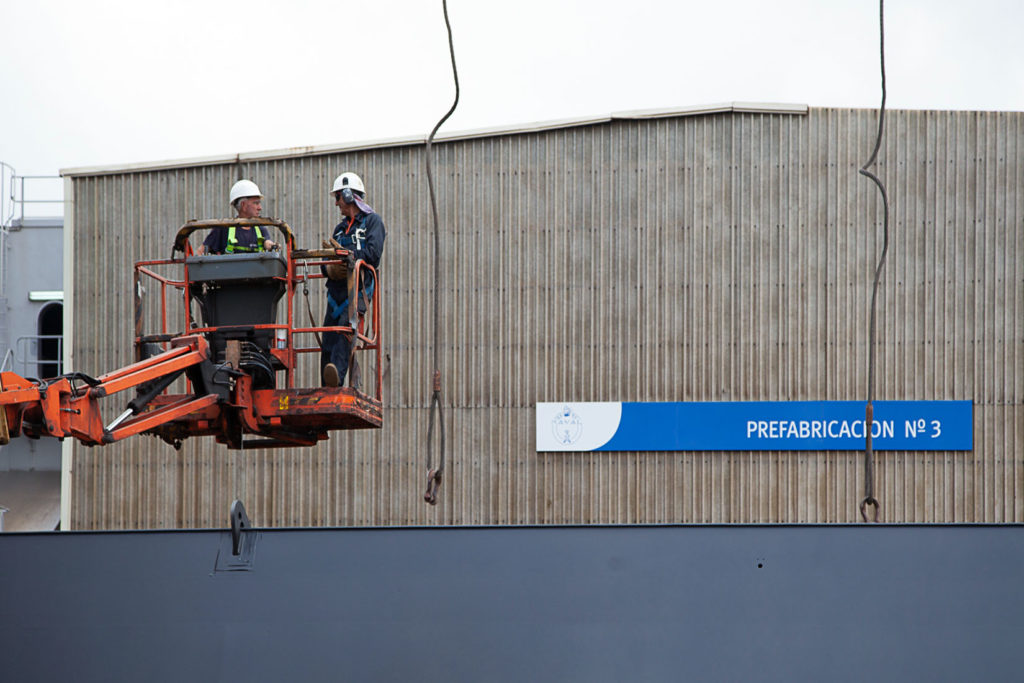 Factoría industrial de Construcciones Navales del Norte. La Naval. Sestao. Bizkaia 2019