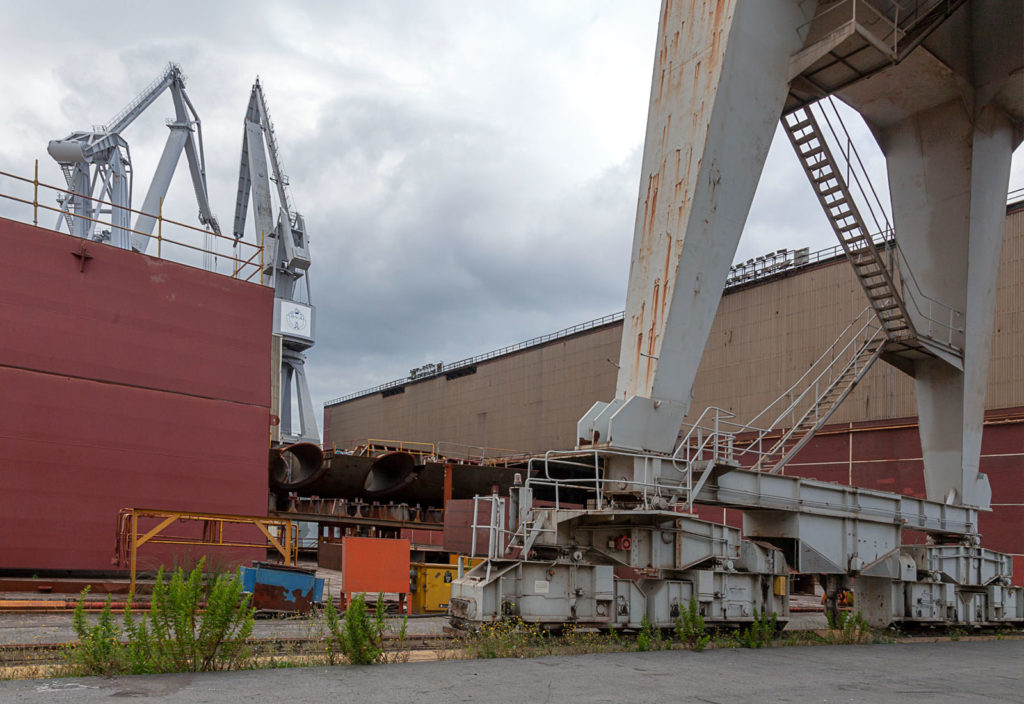 Factoría industrial de Construcciones Navales del Norte. La Naval. Sestao. Bizkaia 2019