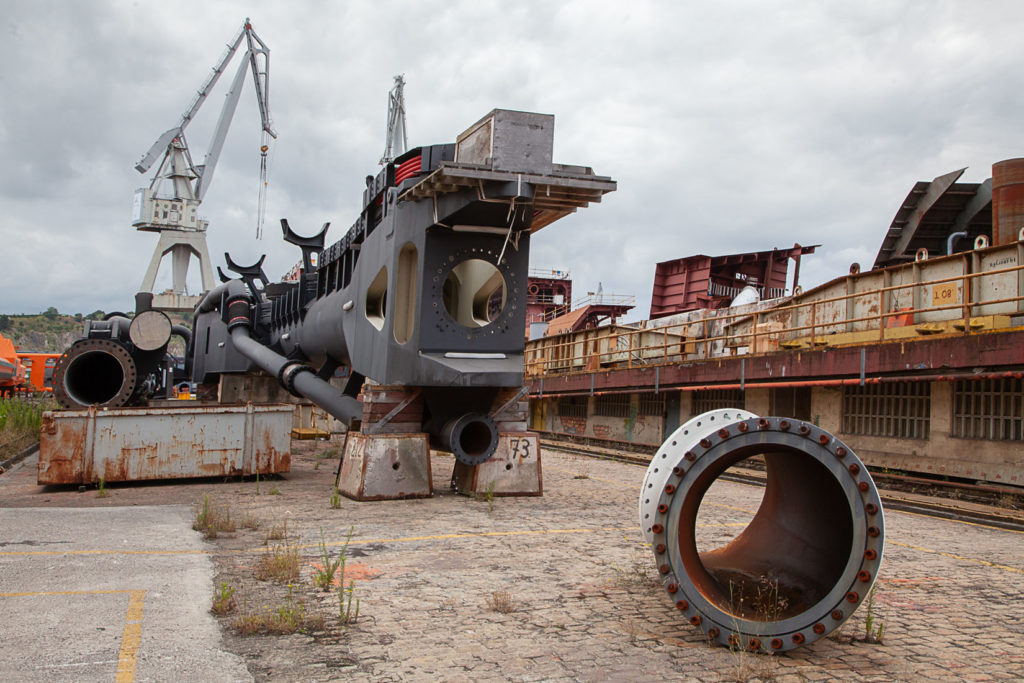 Factoría industrial de Construcciones Navales del Norte. La Naval. Sestao. Bizkaia 2019