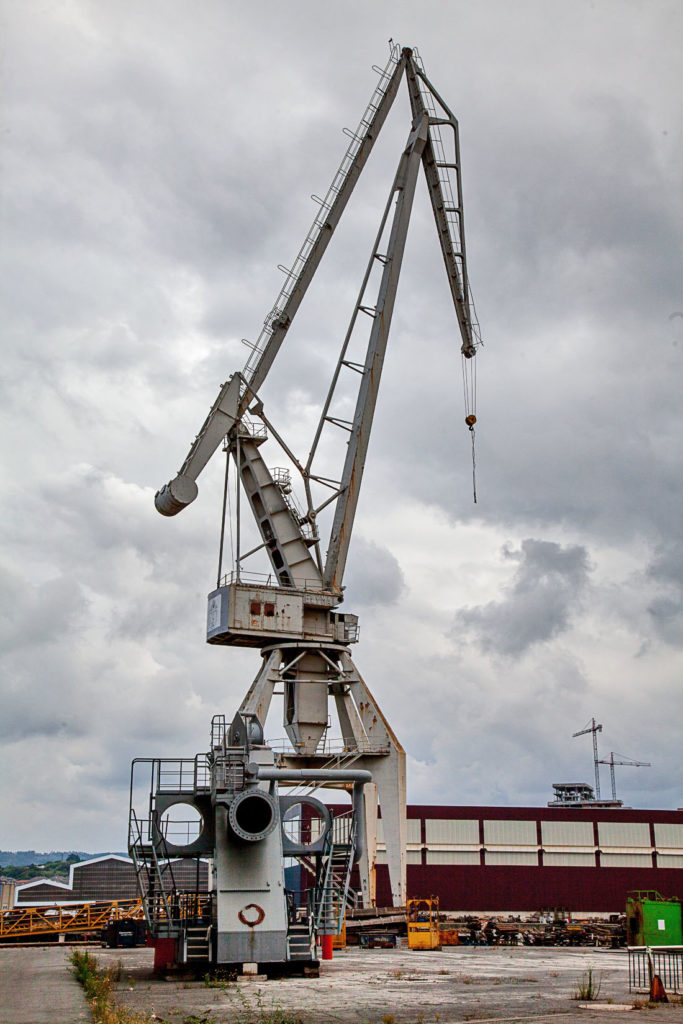 Factoría industrial de Construcciones Navales del Norte. La Naval. Sestao. Bizkaia 2019