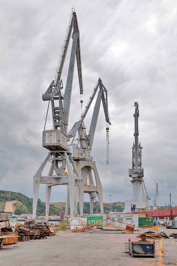 Factoría industrial de Construcciones Navales del Norte. La Naval. Sestao. Bizkaia 2019