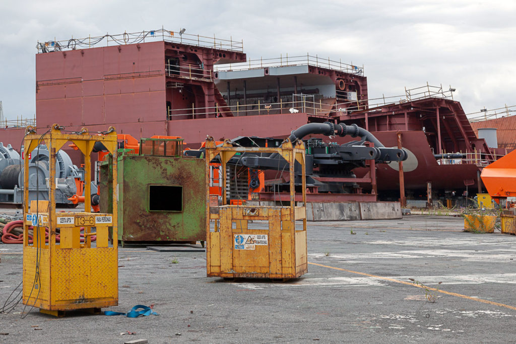 Factoría industrial de Construcciones Navales del Norte. La Naval. Sestao. Bizkaia 2019