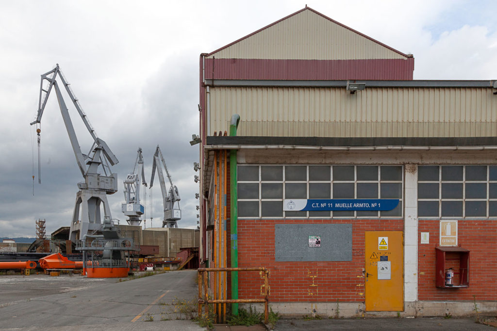 Factoría industrial de Construcciones Navales del Norte. La Naval. Sestao. Bizkaia 2019