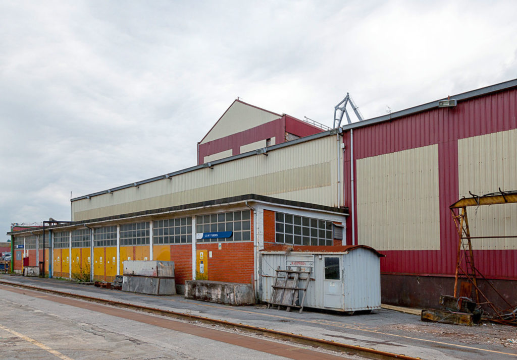 Factoría industrial de Construcciones Navales del Norte. La Naval. Sestao. Bizkaia 2019