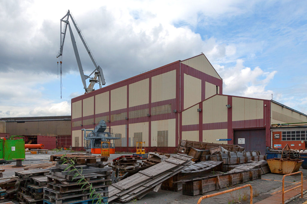 Factoría industrial de Construcciones Navales del Norte. La Naval. Sestao. Bizkaia 2019