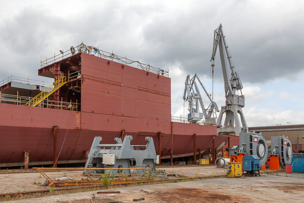 Factoría industrial de Construcciones Navales del Norte. La Naval. Sestao. Bizkaia 2019
