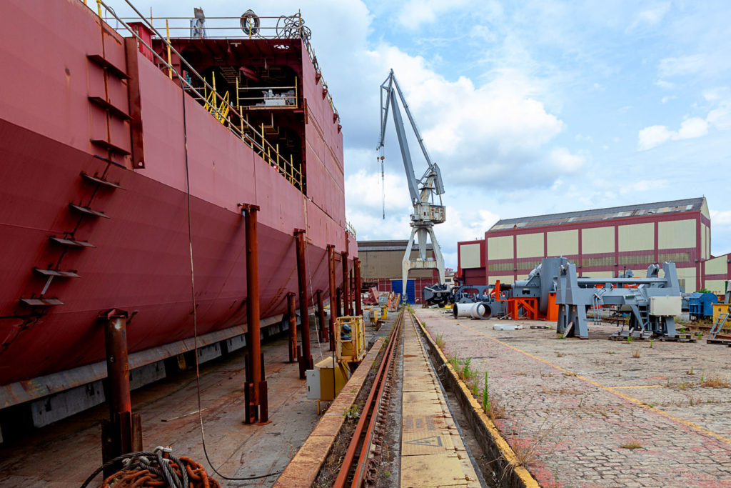 Factoría industrial de Construcciones Navales del Norte. La Naval. Sestao. Bizkaia 2019