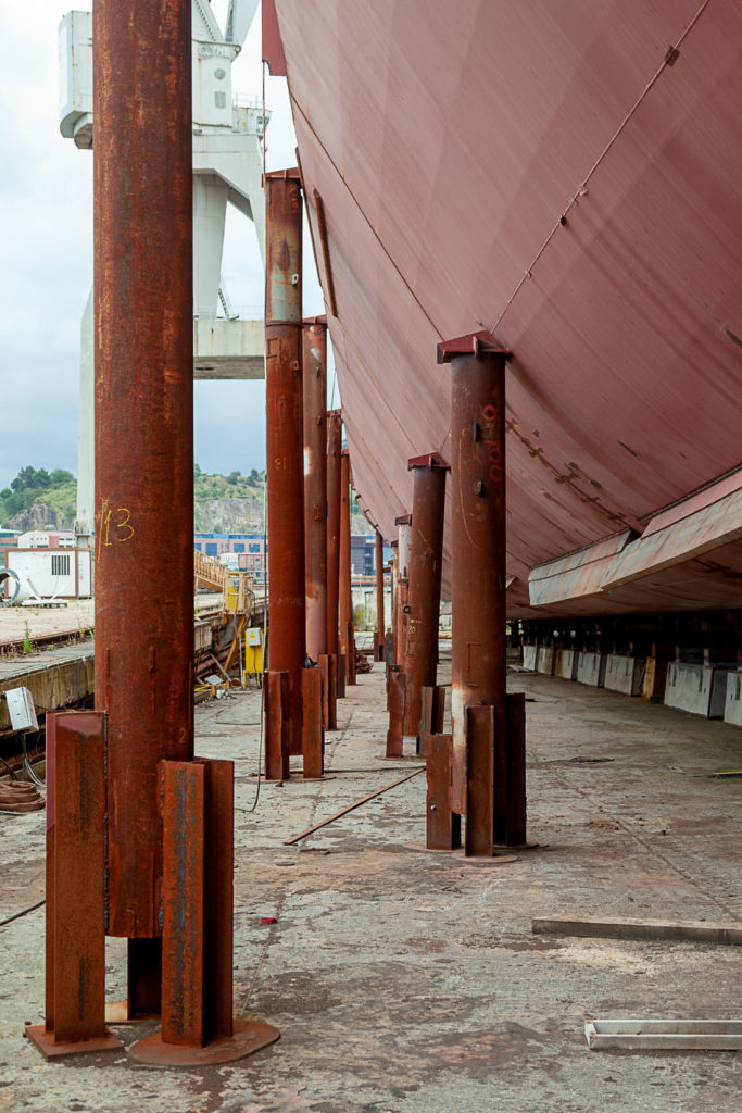 Factoría industrial de Construcciones Navales del Norte. La Naval. Sestao. Bizkaia 2019