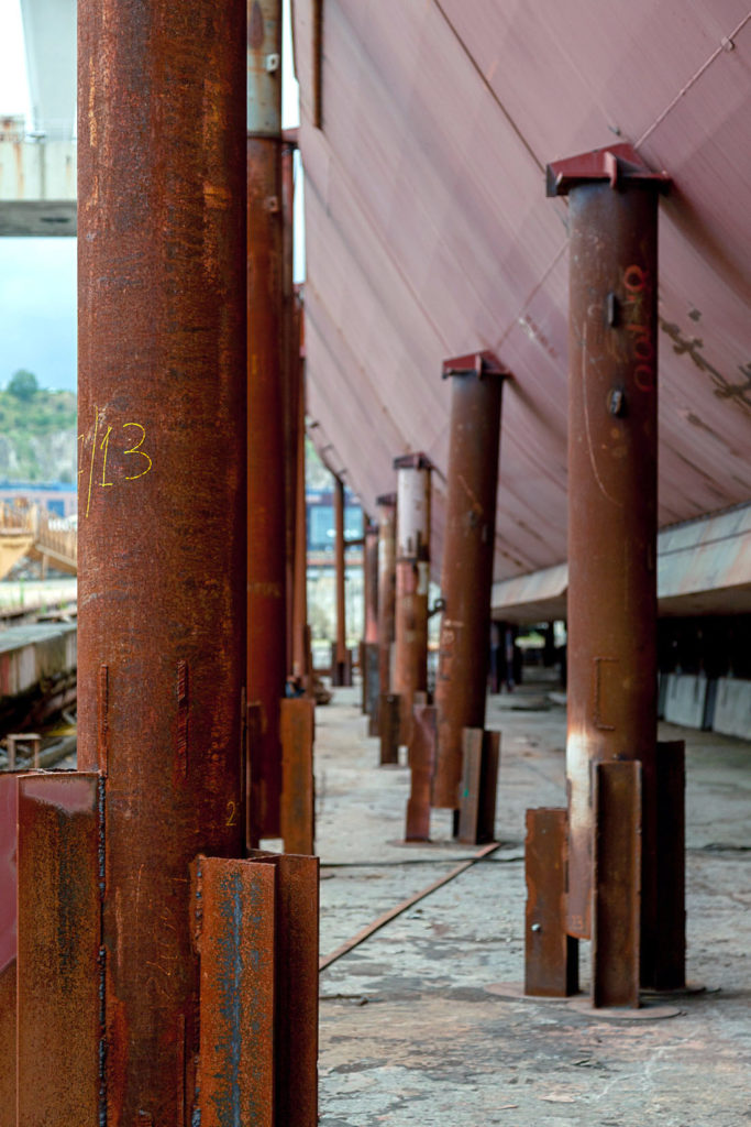 Factoría industrial de Construcciones Navales del Norte. La Naval. Sestao. Bizkaia 2019