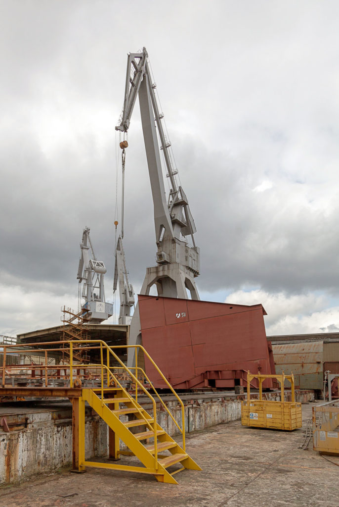Factoría industrial de Construcciones Navales del Norte. La Naval. Sestao. Bizkaia 2019