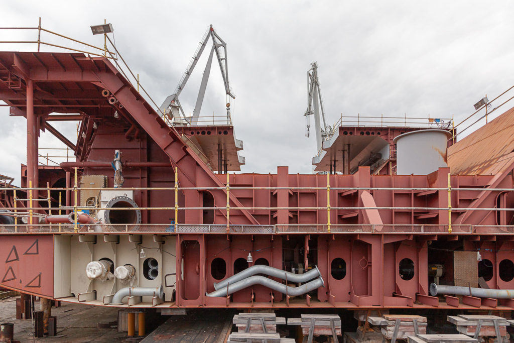 Factoría industrial de Construcciones Navales del Norte. La Naval. Sestao. Bizkaia 2019
