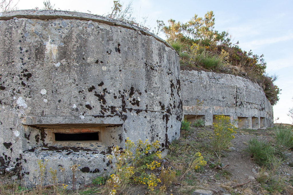 Fortificaciones de la guerra civil en el Puerto de Tarna. León 2019
