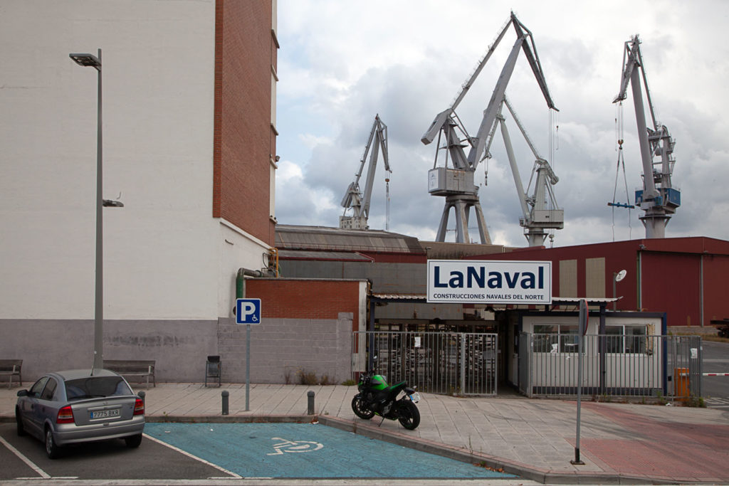 Factoría industrial de Construcciones Navales del Norte. La Naval. Sestao. Bizkaia 2019