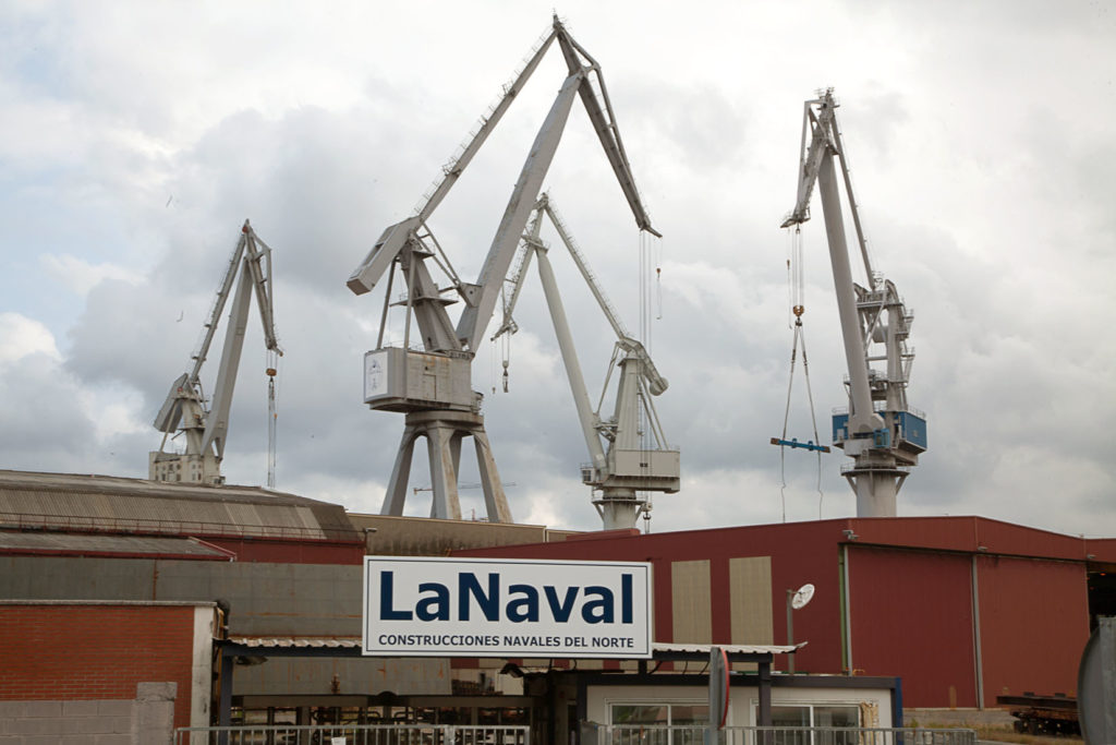 Factoría industrial de Construcciones Navales del Norte. La Naval. Sestao. Bizkaia 2019