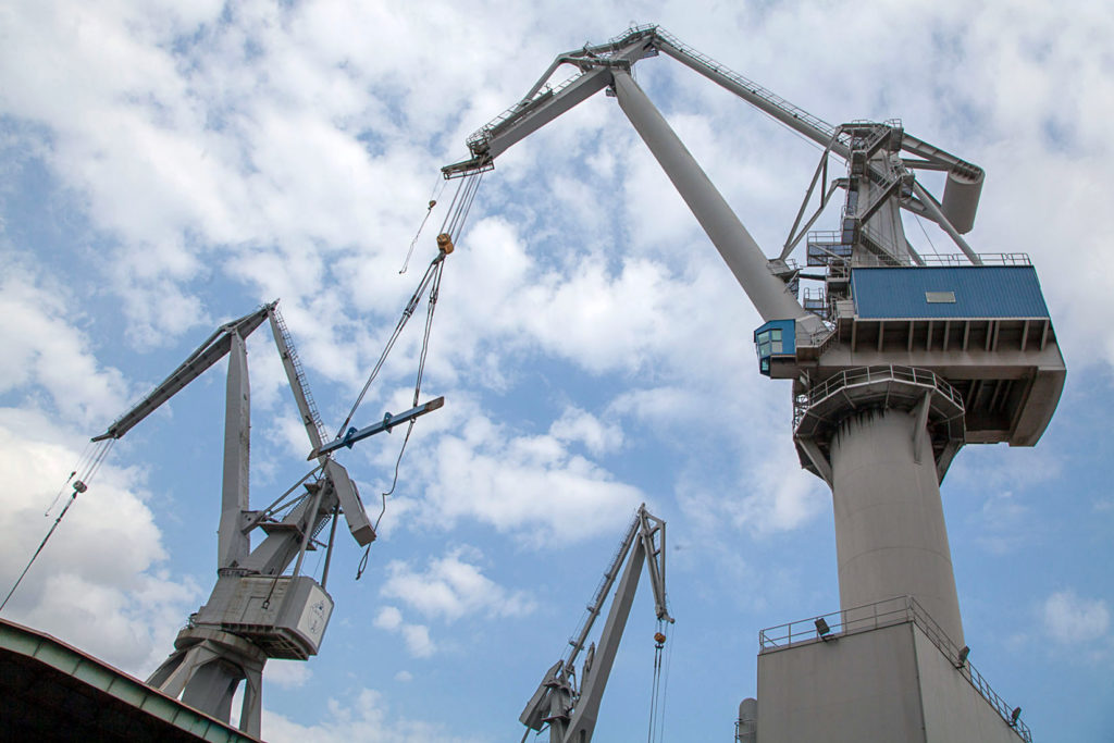 Factoría industrial de Construcciones Navales del Norte. La Naval. Sestao. Bizkaia 2019