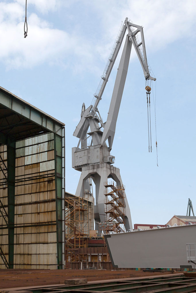 Factoría industrial de Construcciones Navales del Norte. La Naval. Sestao. Bizkaia 2019
