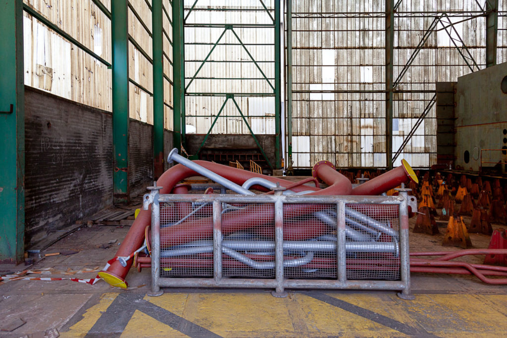 Factoría industrial de Construcciones Navales del Norte. La Naval. Sestao. Bizkaia 2019