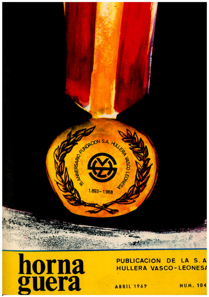 Revista Hornaguera, Nº 104, Abril de 1969, de Hullera Vasco-Leonesa. 24 Paginas. PDF