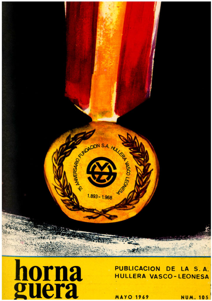 Revista Hornaguera, Nº 105, Mayo de 1969, de Hullera Vasco-Leonesa. 28 Paginas. PDF