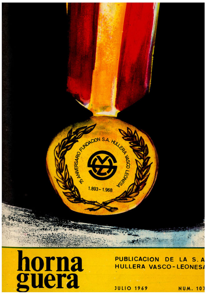 Revista Hornaguera, Nº 107, Julio de 1969, de Hullera Vasco-Leonesa. 28 Paginas. PDF
