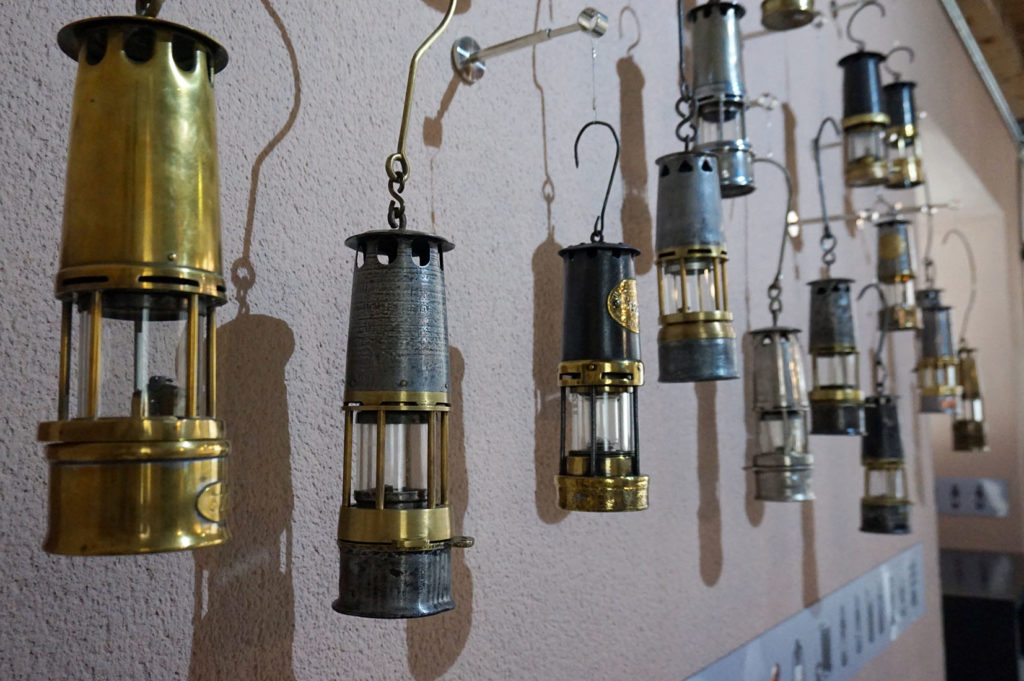 “Rincón de Luz”,  espacio expositivo dedicado a la iluminación minera. Museo de la Siderurgia y la Minería de Castilla y León. Sabero. León 2020