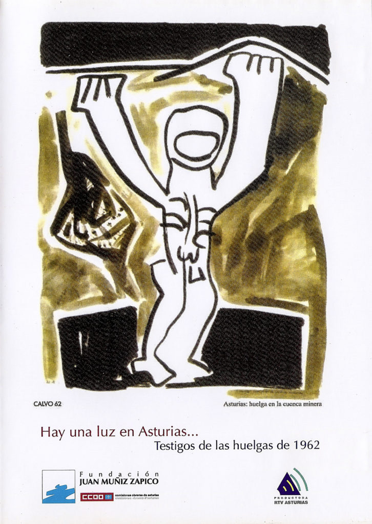 Portada del DVD Hay una luz en Asturias… Testigos de las huelgas de 1962. Asturias 2003