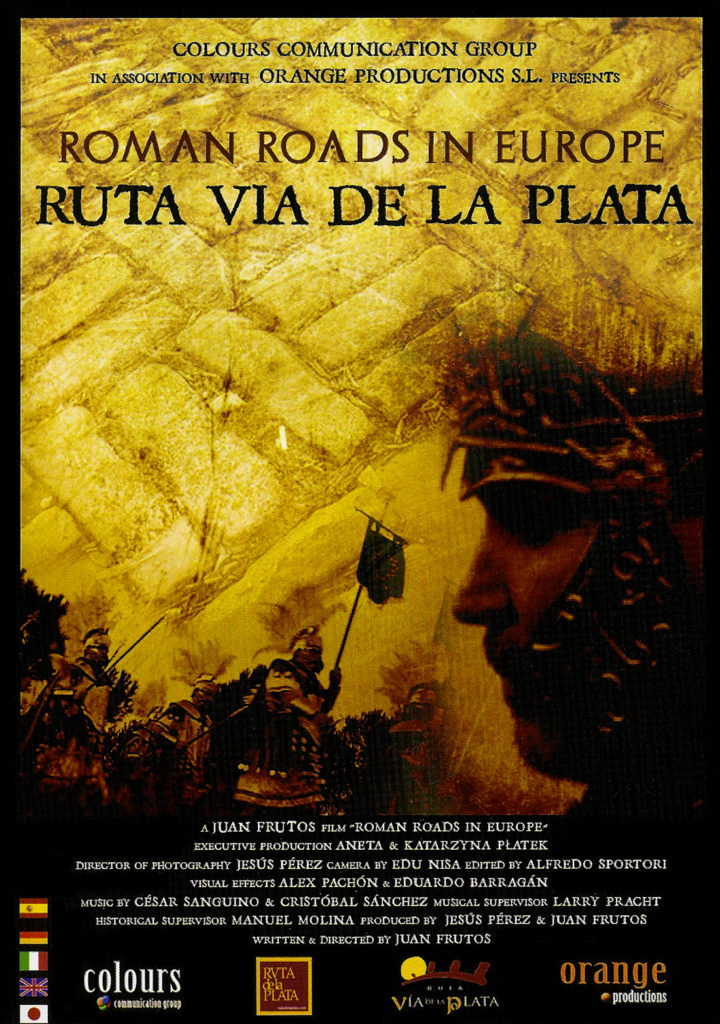 Portada del DVD Roman Roads In Europe. Ruta Vía de la Plata