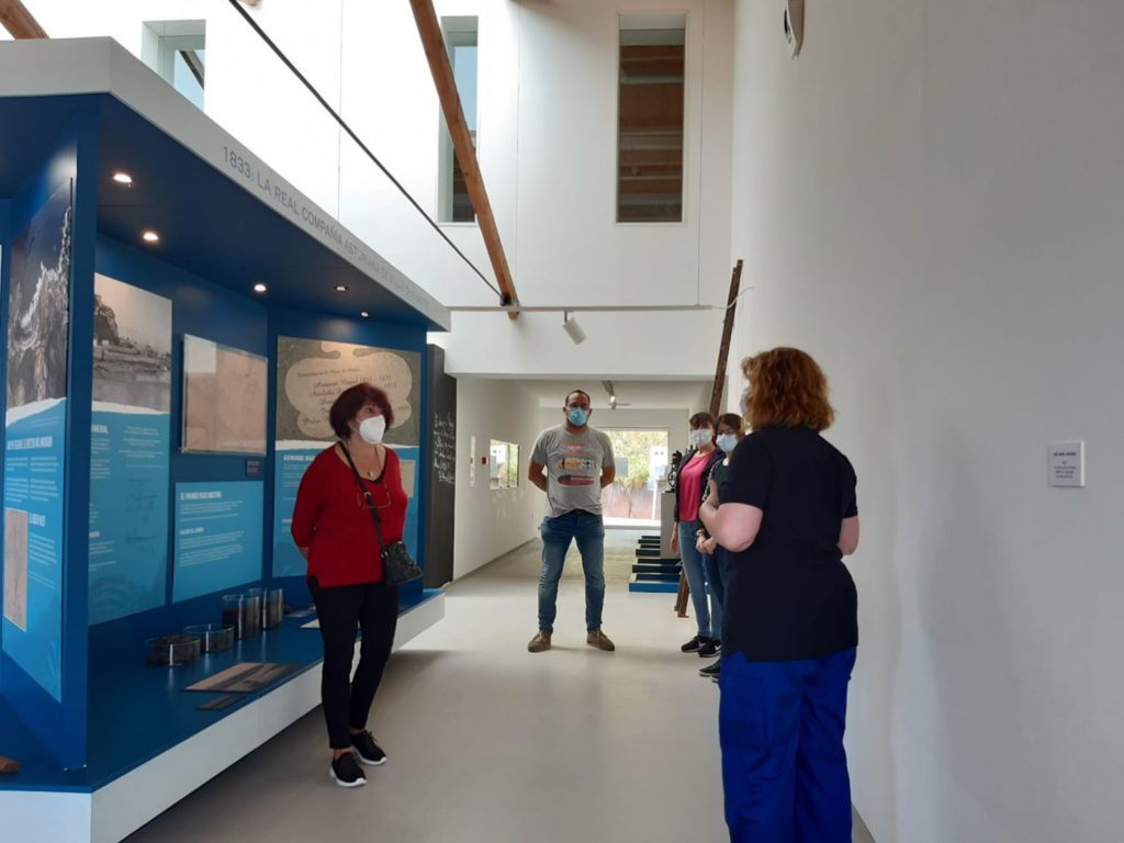 Reapertura despues del confinamiento de la Mina Museo de Arnao. Castrillón. Asturias. 2020