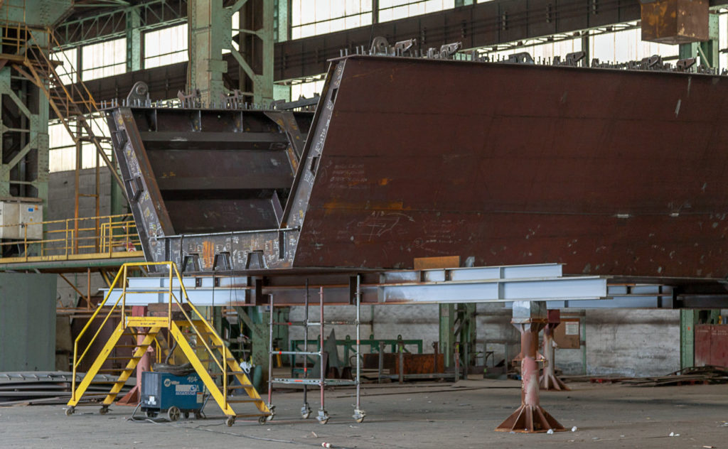 Factoría industrial de Construcciones Navales del Norte. La Naval. Sestao. Bizkaia 2019