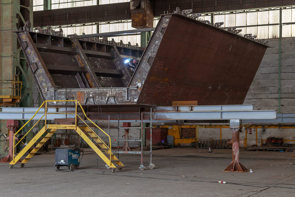 Factoría industrial de Construcciones Navales del Norte. La Naval. Sestao. Bizkaia 2019