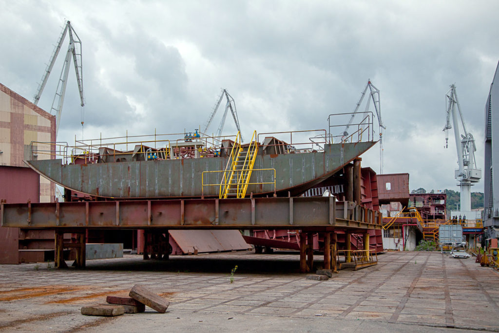 Factoría industrial de Construcciones Navales del Norte. La Naval. Sestao. Bizkaia 2019