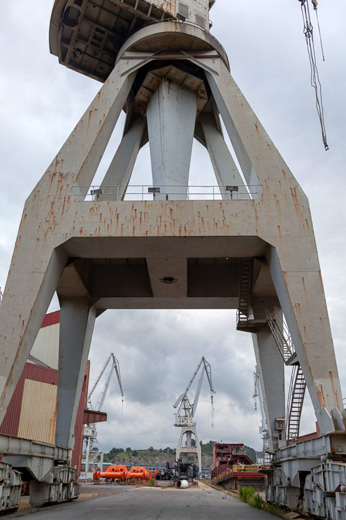 Factoría industrial de Construcciones Navales del Norte. La Naval. Sestao. Bizkaia 2019