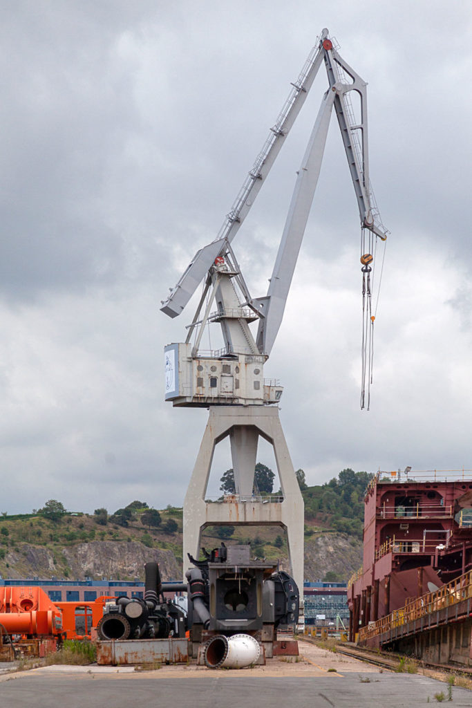 Factoría industrial de Construcciones Navales del Norte. La Naval. Sestao. Bizkaia 2019
