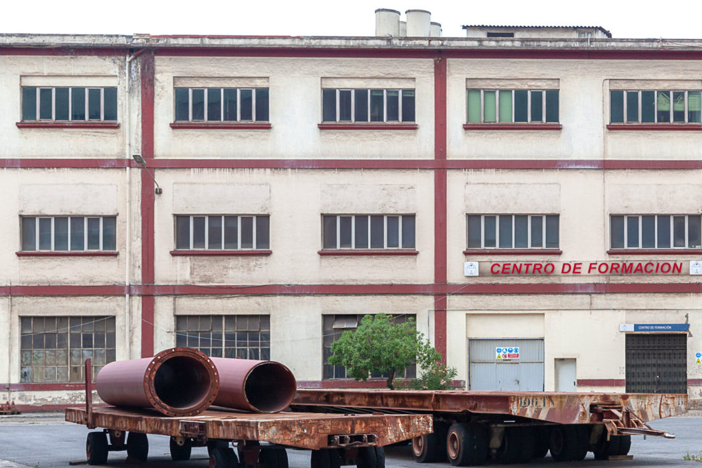 Factoría industrial de Construcciones Navales del Norte. La Naval. Sestao. Bizkaia 2019