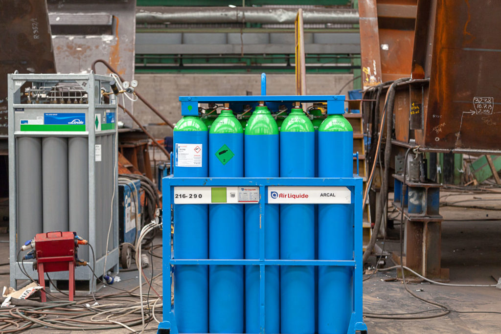 Factoría industrial de Construcciones Navales del Norte. La Naval. Sestao. Bizkaia 2019