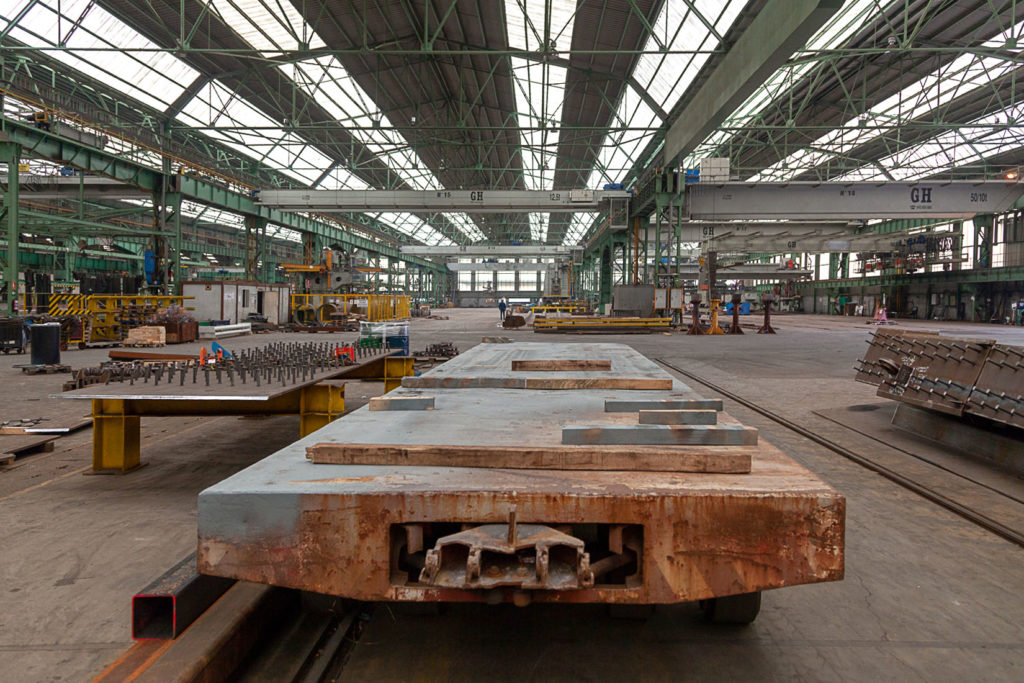 Factoría industrial de Construcciones Navales del Norte. La Naval. Sestao. Bizkaia 2019