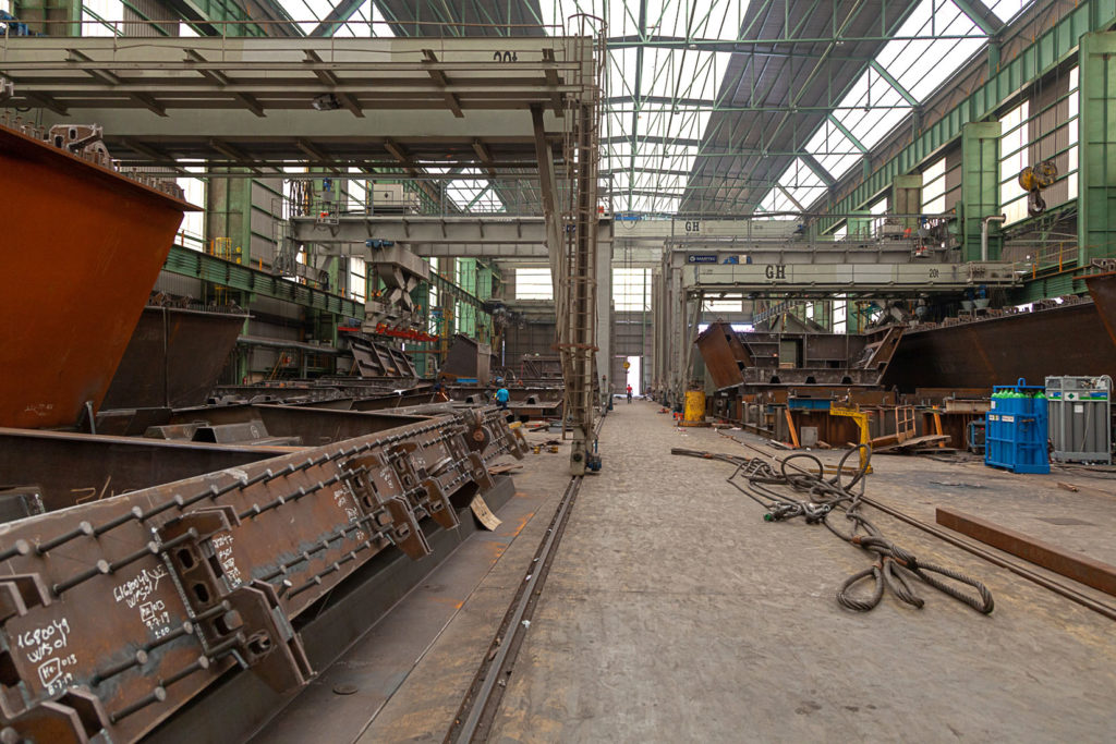 Factoría industrial de Construcciones Navales del Norte. La Naval. Sestao. Bizkaia 2019